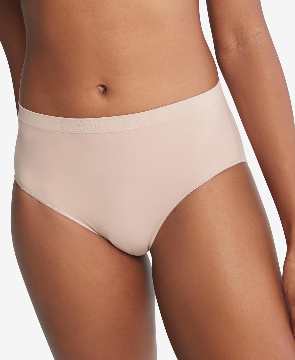 image:imageCalvin Klein Womens Bonded Flex Seamless High Rise BriefCedar