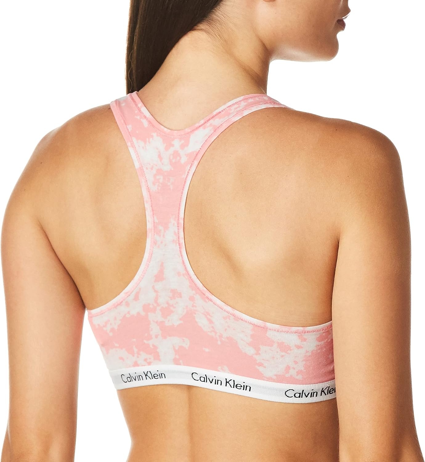 image:imageCalvin Klein Womens Carousel Logo BraletteMorongo Clouds Tickled Pink
