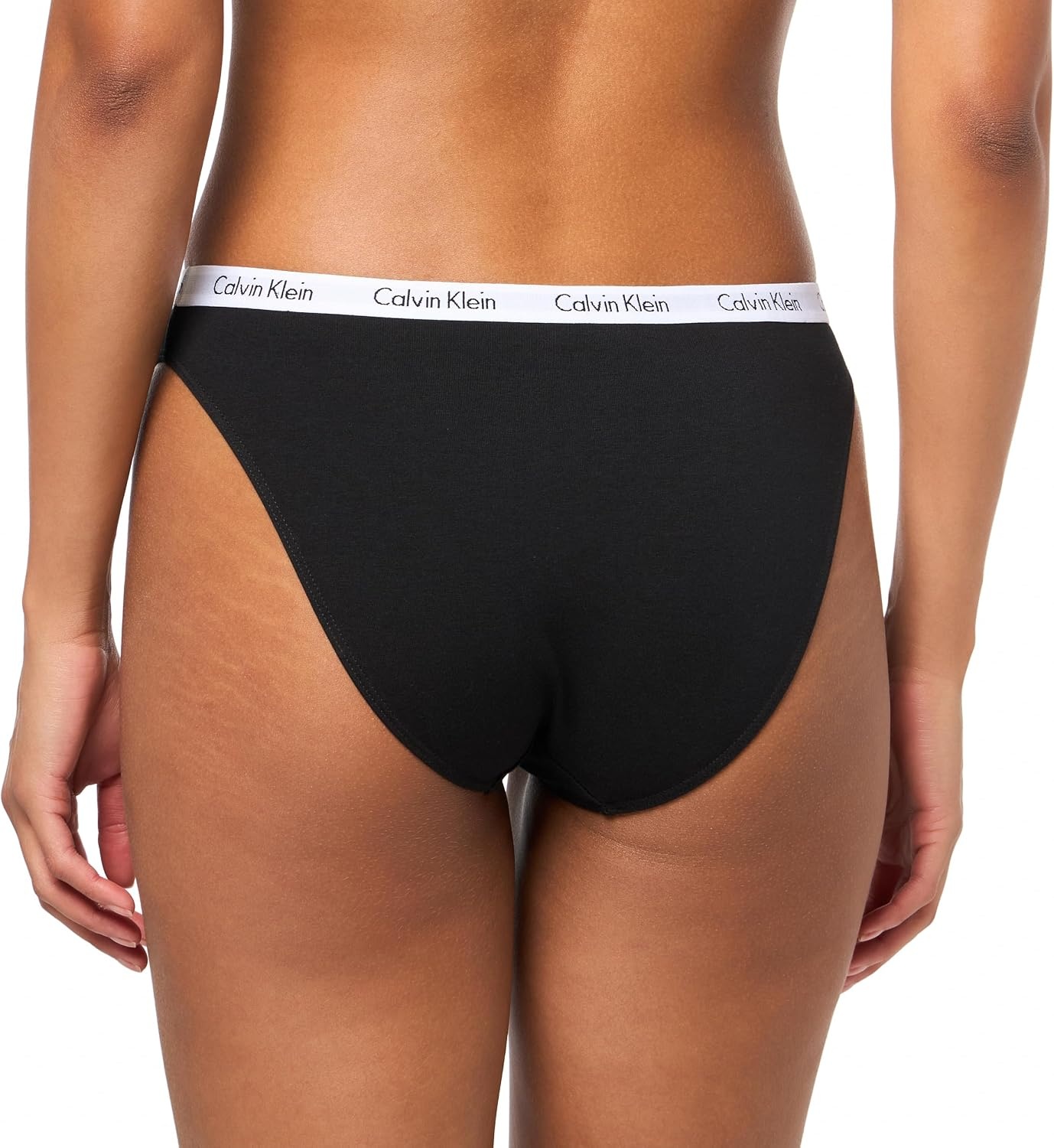 image:imageCalvin Klein Womens Carousel Logo Cotton Stretch Bikini Panties 3 PackBlack Grey Heather Kaiting Plaid Kells Green