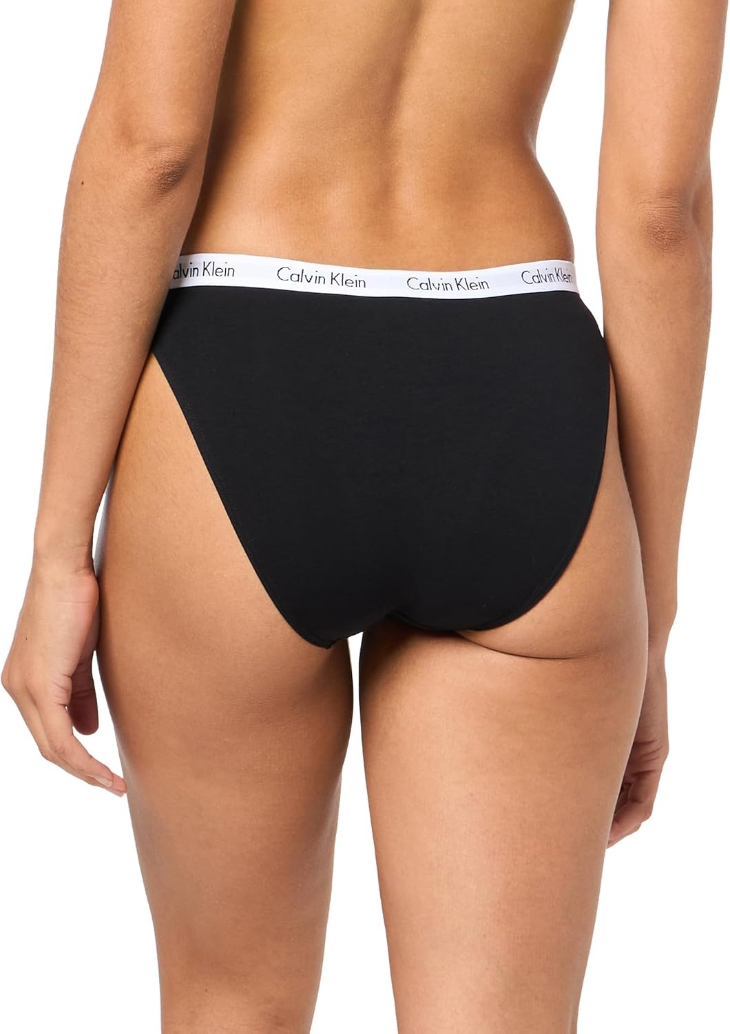 image:imageCalvin Klein Womens Carousel Logo Cotton Stretch Bikini Panties 3 PackBlackOrchid PetalSeersucker Stripeorchid Petal