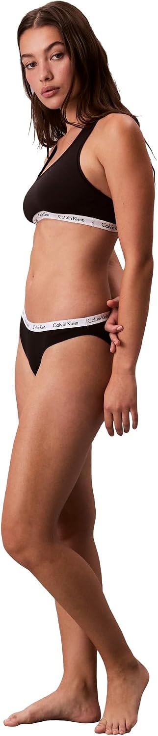 image:imageCalvin Klein Womens Carousel Logo Cotton Stretch Bikini Panties 3 PackBlackSandalwoodCedar