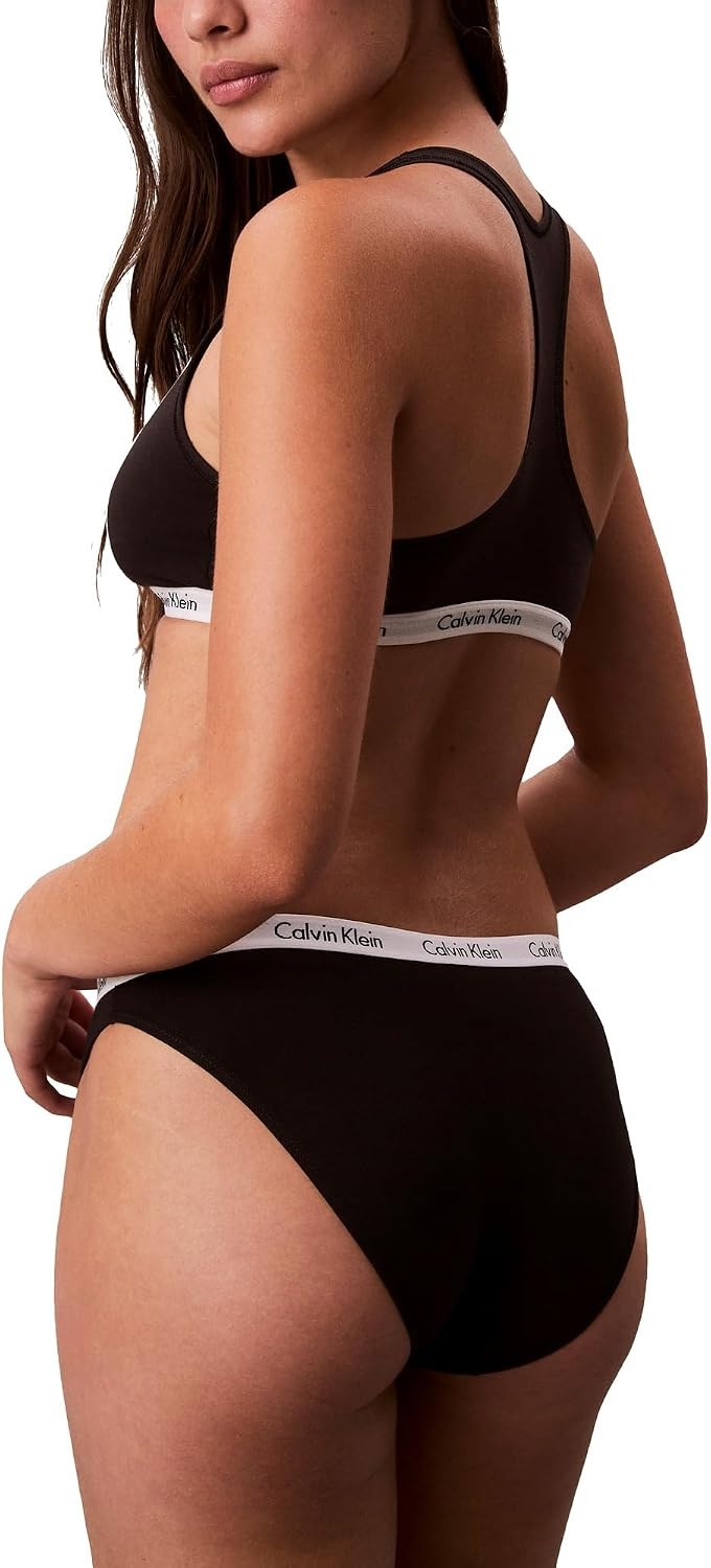 image:imageCalvin Klein Womens Carousel Logo Cotton Stretch Bikini Panties 3 PackBlackSandalwoodCedar