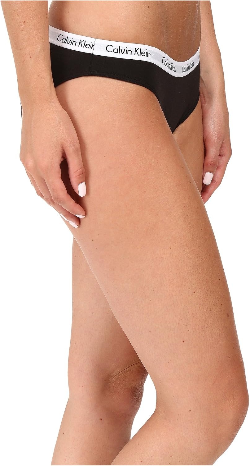 image:imageCalvin Klein Womens Carousel Logo Cotton Stretch Bikini Panties 3 PackBlackWhiteGrey