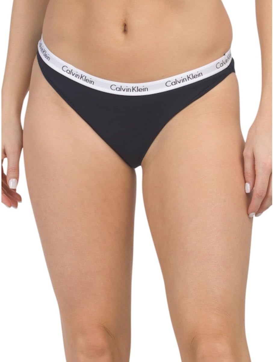image:imageCalvin Klein Womens Carousel Logo Cotton Stretch Bikini Panties 3 PackBlue Gray White Logo