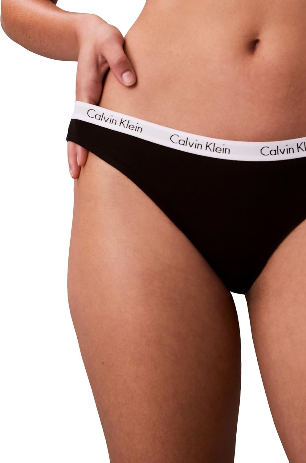 image:imageCalvin Klein Womens Carousel Logo Cotton Stretch Bikini Panties 3 PackGrey Heather Black Small Buffalo Check Plaidobsess