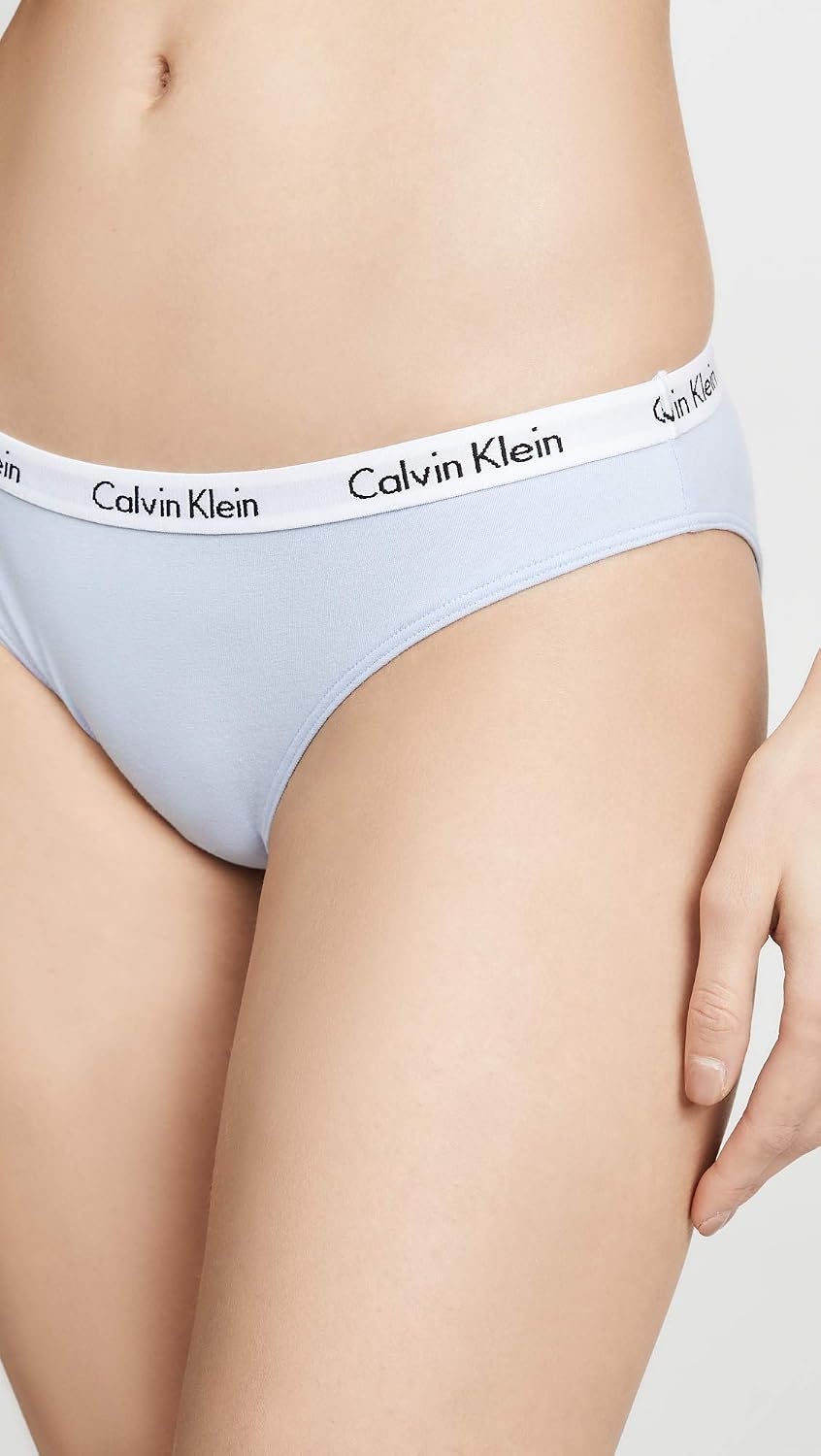 image:imageCalvin Klein Womens Carousel Logo Cotton Stretch Bikini Panties 3 PackRaspberry JamDusty PeriwinkleWhim