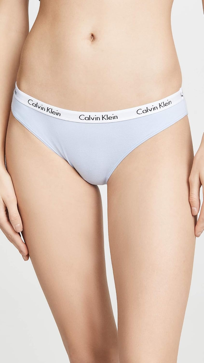 image:imageCalvin Klein Womens Carousel Logo Cotton Stretch Bikini Panties 3 PackRaspberry JamDusty PeriwinkleWhim