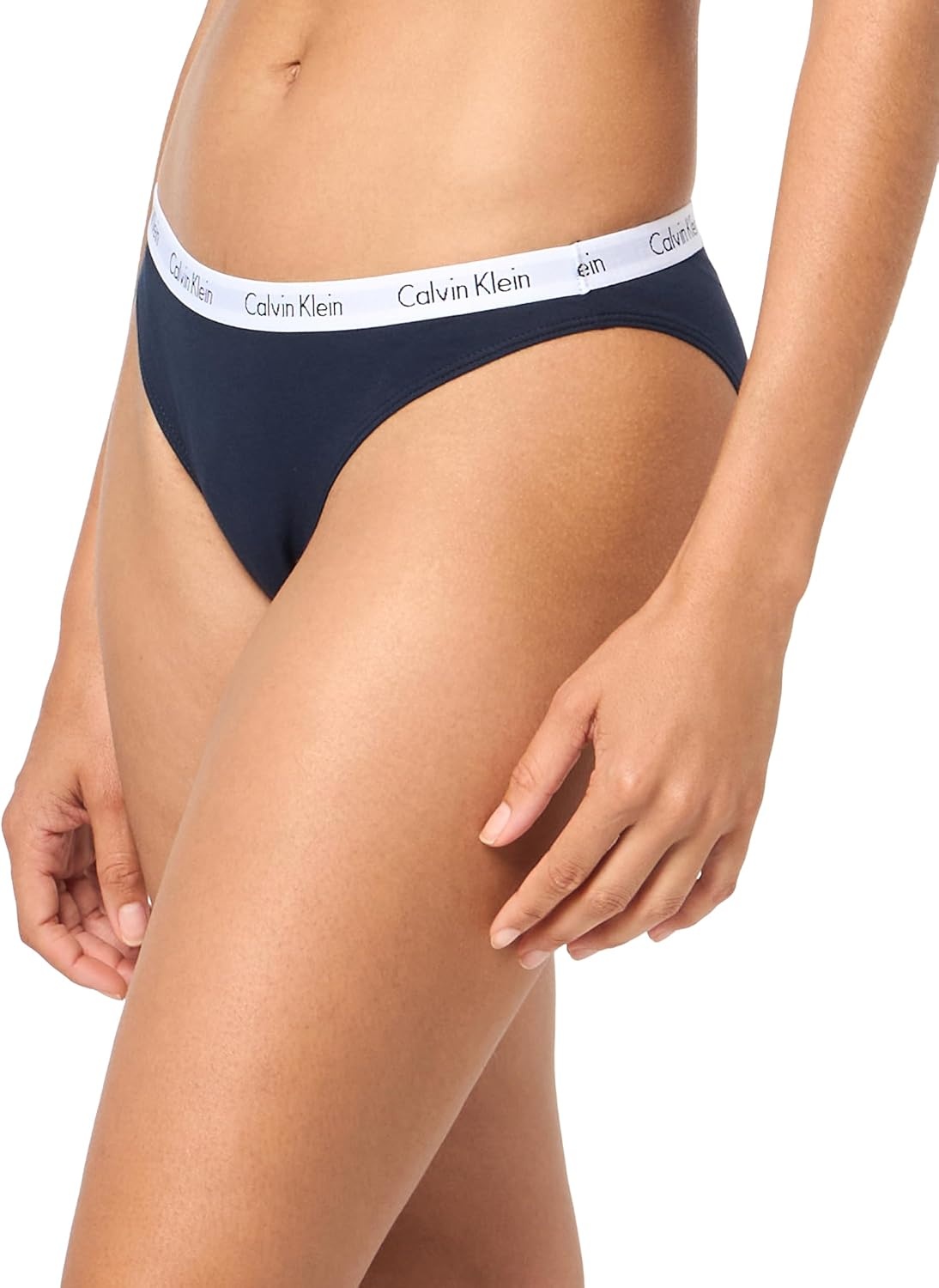image:imageCalvin Klein Womens Carousel Logo Cotton Stretch Bikini Panties 3 PackShorelineGrey HeatherEvolve