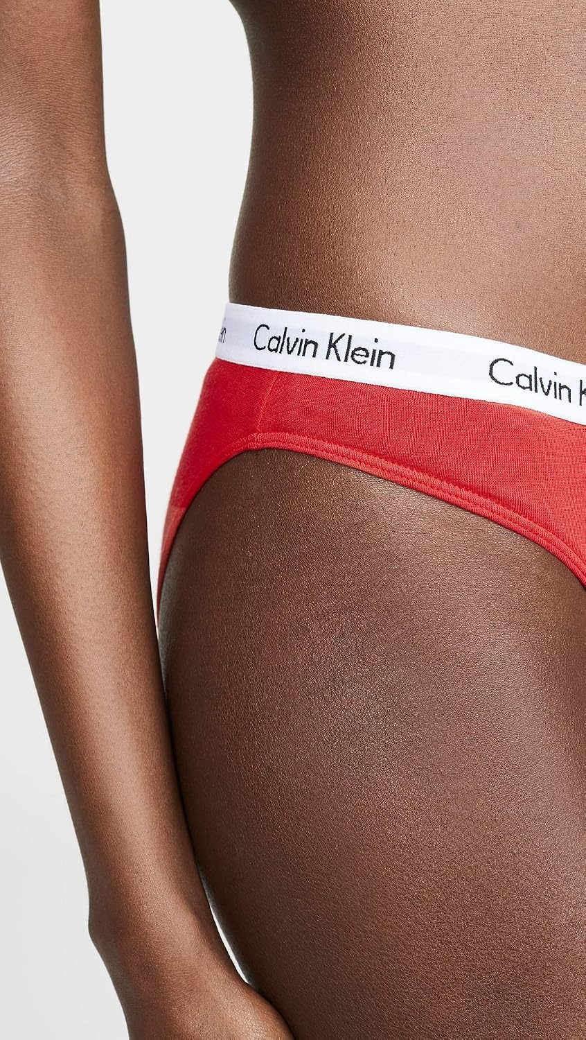 image:imageCalvin Klein Womens Carousel Logo Cotton Stretch Bikini Panties 3 PackSweetheart PinkFever DreamGrey Heather