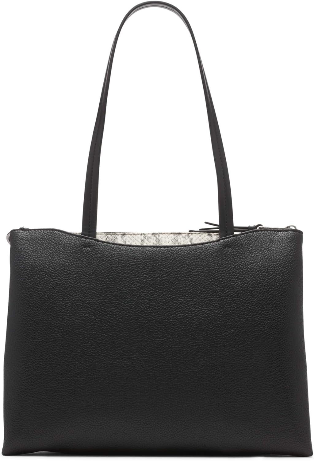 image:imageCalvin Klein Womens Chrome Organizational 2 in 1 Tote OrganizationalBlackWhite