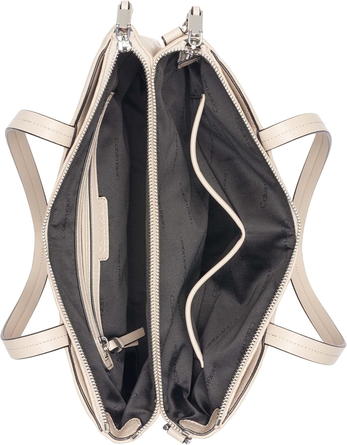 image:imageCalvin Klein Womens Chrome Organizational 2 in 1 Tote OrganizationalMushroom