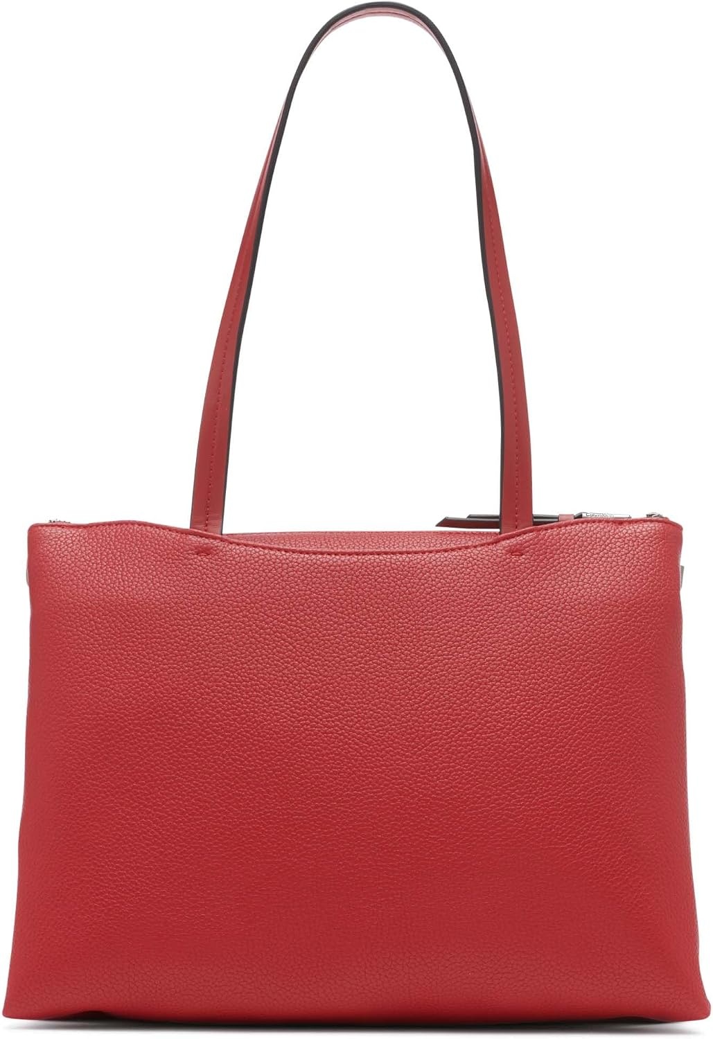 image:imageCalvin Klein Womens Chrome Organizational 2 in 1 Tote OrganizationalRuby Red