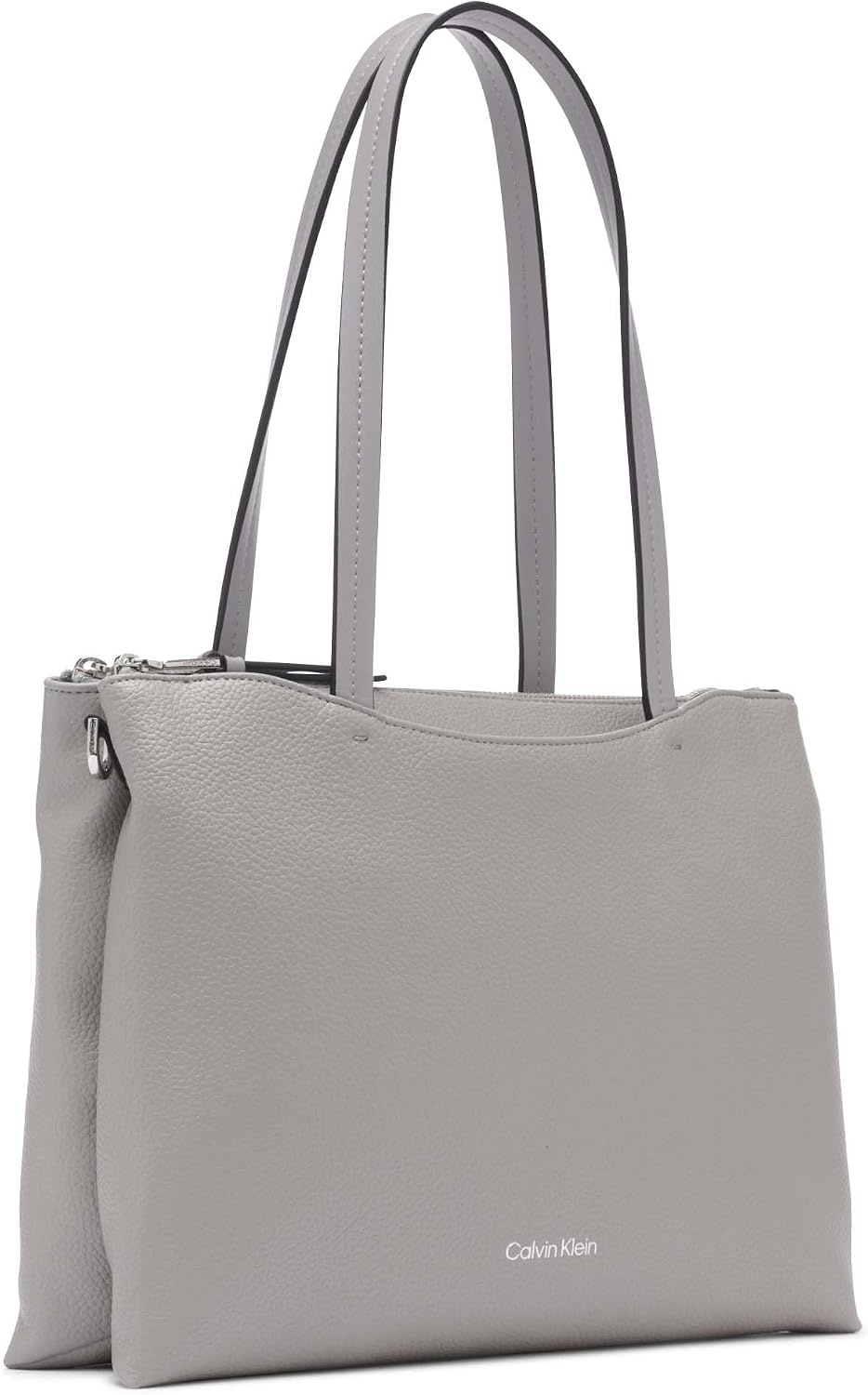 image:imageCalvin Klein Womens Chrome Organizational 2 in 1 Tote OrganizationalStone