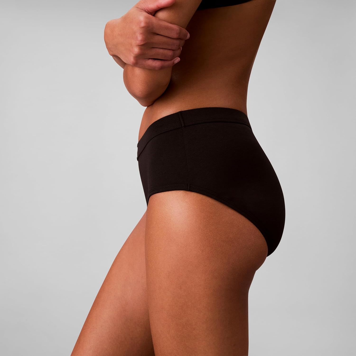 image:imageCalvin Klein Womens Comfort Logo Cotton Stretch Modern Brief Panties 3 PackBlackChalkAtlantic Deep