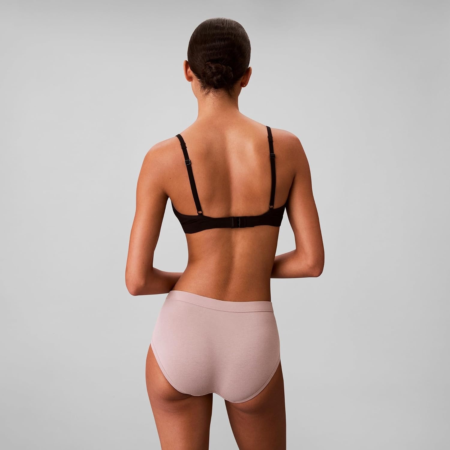 image:imageCalvin Klein Womens Comfort Logo Cotton Stretch Modern Brief Panties 3 PackBlackFresh TaupeFall Berry