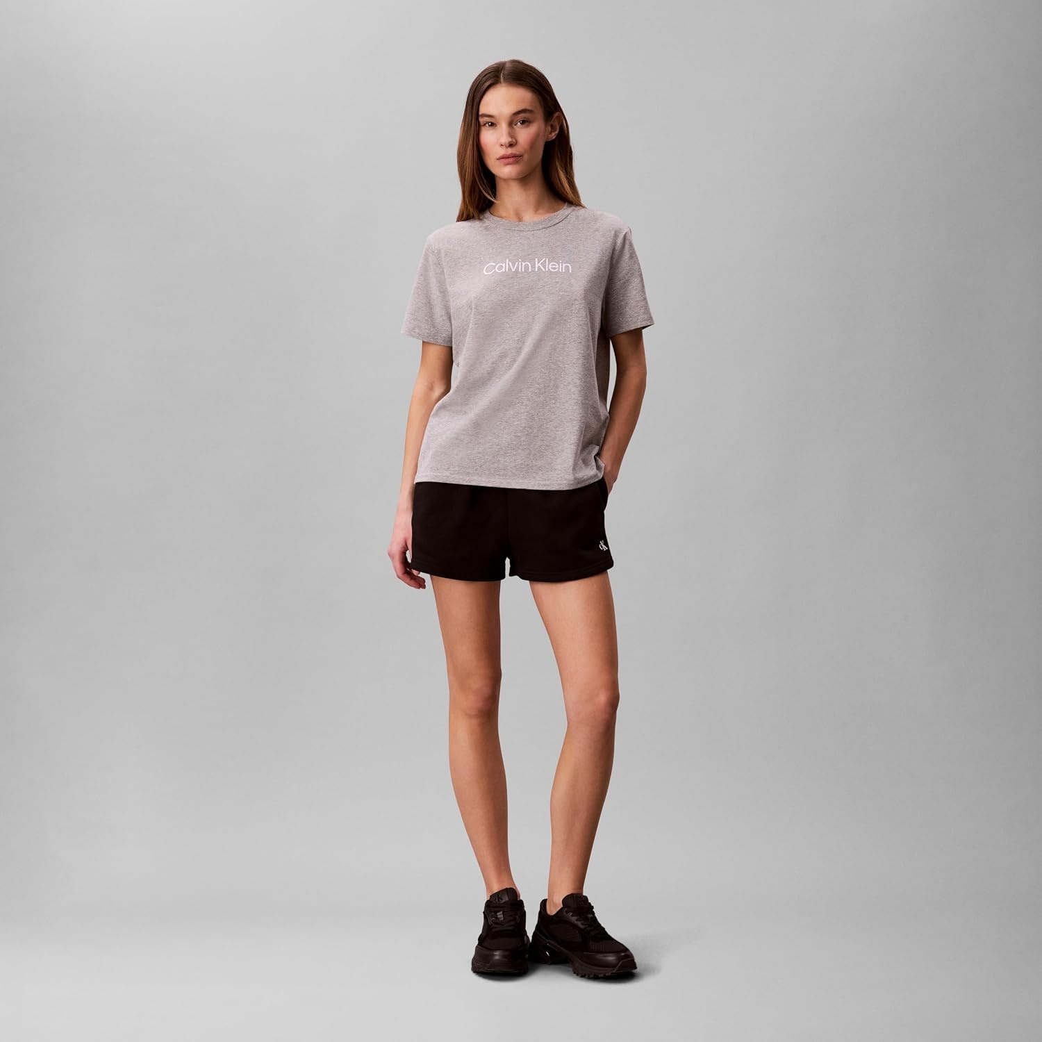 image:imageCalvin Klein Womens Commuter Classic TShirtGrey Heather