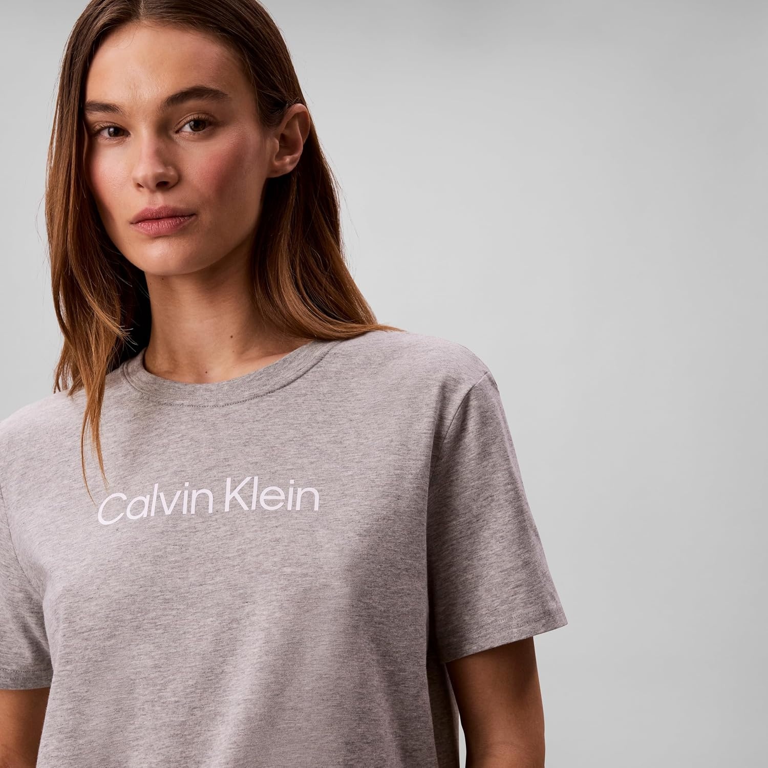 image:imageCalvin Klein Womens Commuter Classic TShirtGrey Heather