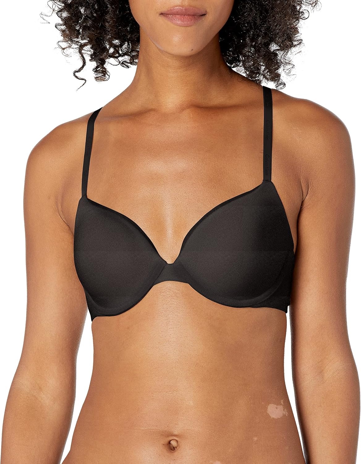 image:imageCalvin Klein Womens Constant Convertible Strap Lightly Lined Demi BraBlack