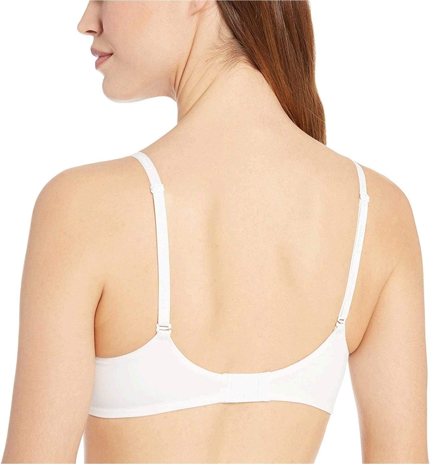image:imageCalvin Klein Womens Constant Convertible Strap Lightly Lined Demi BraWhite