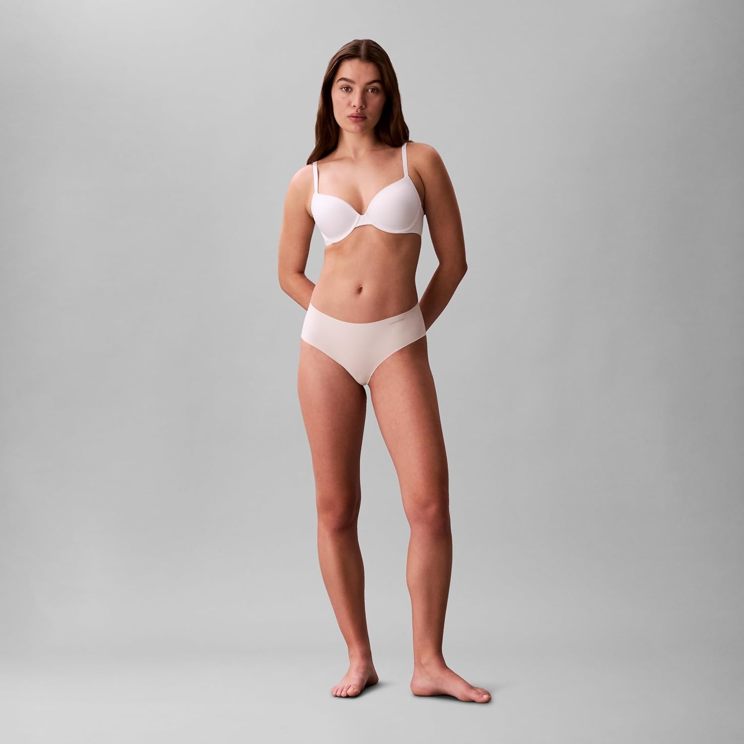 image:imageCalvin Klein Womens Constant Convertible Strap Lightly Lined Demi BraWhite