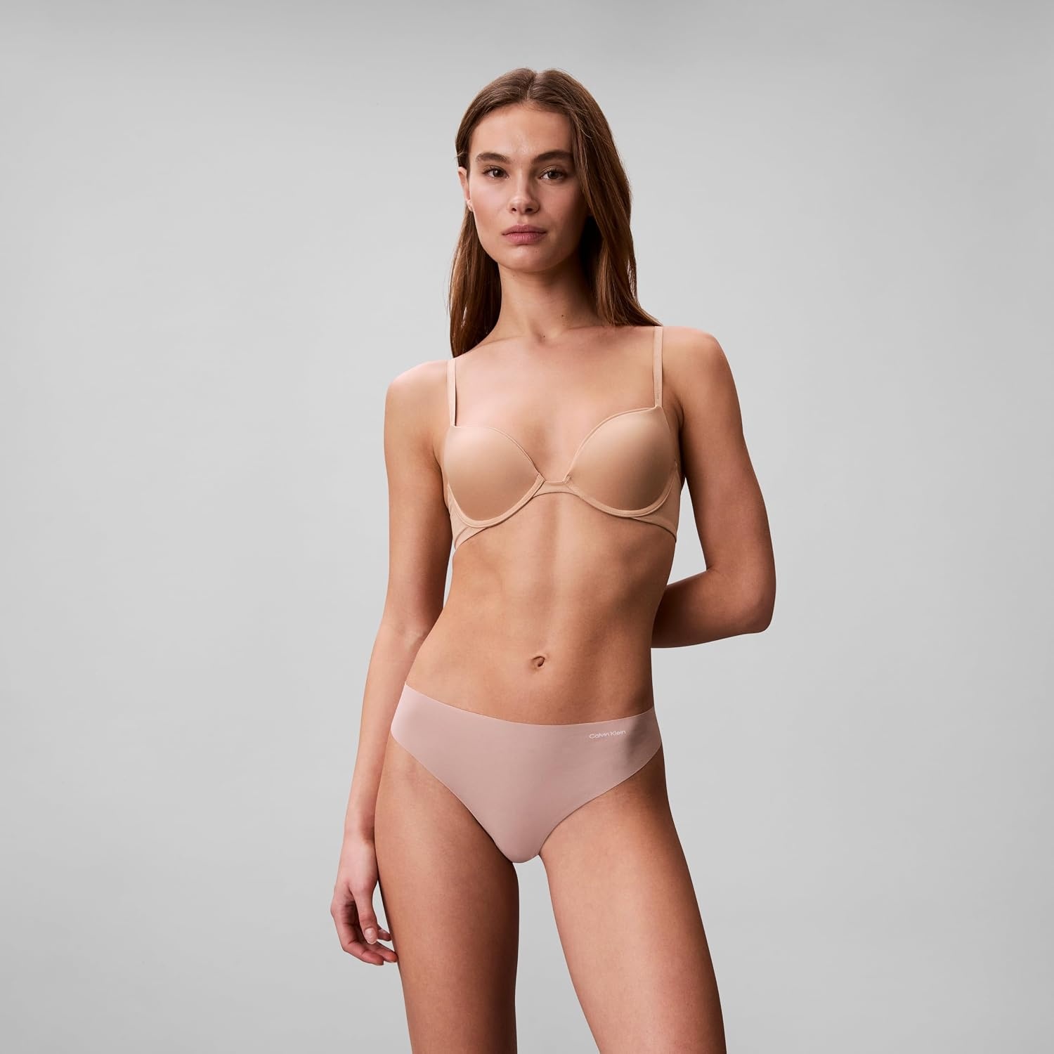 image:imageCalvin Klein Womens Constant Push Up Plunge BraBare