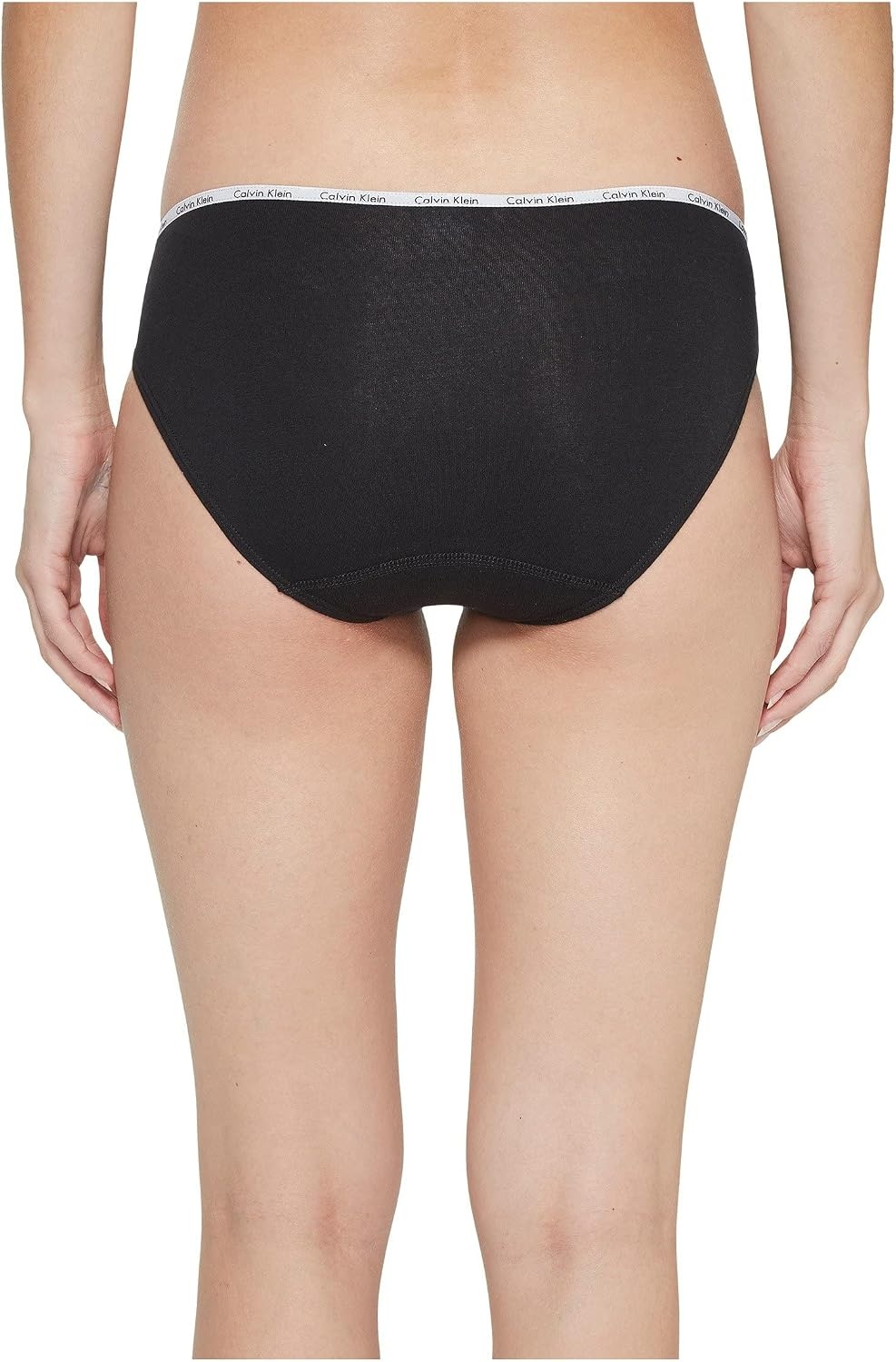 image:imageCalvin Klein Womens Cotton Stretch Logo Bikini Panties MultipackBlackWhiteBlue LightContinentalPeony Blossom