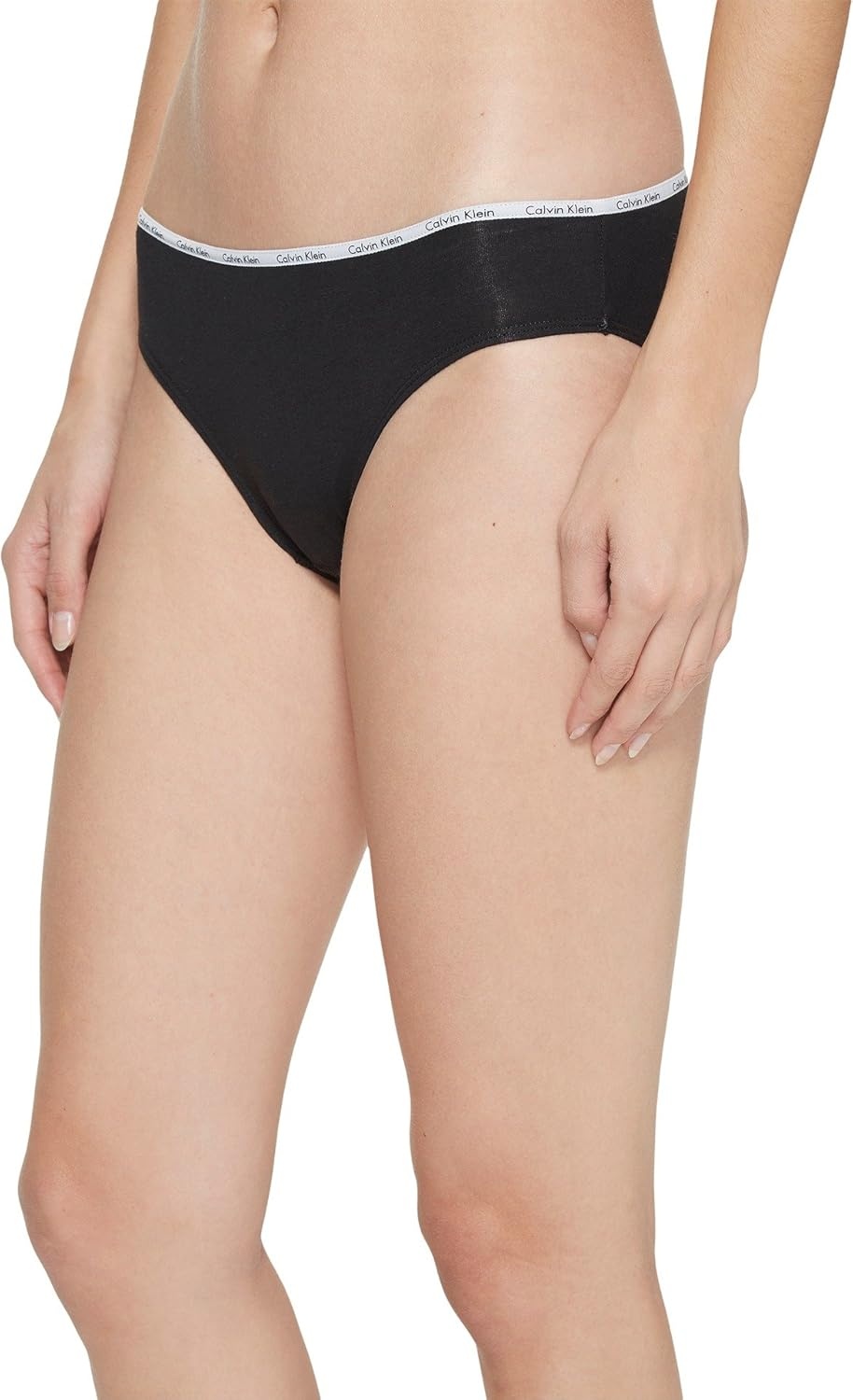 image:imageCalvin Klein Womens Cotton Stretch Logo Bikini Panties MultipackBlackWhiteGenieTenderCoastal