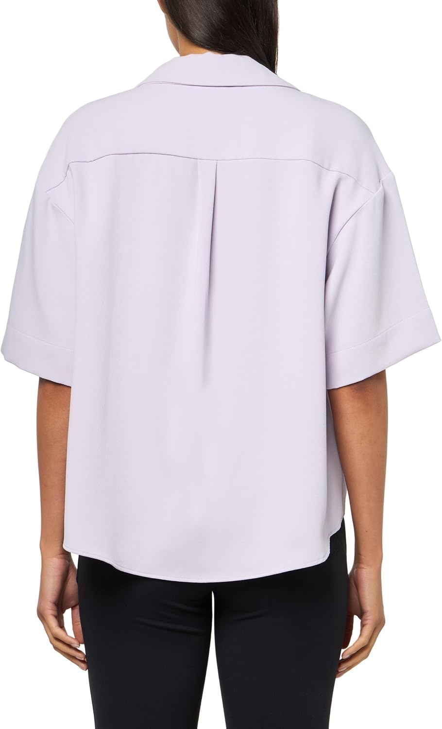 image:imageCalvin Klein Womens Crepe Printed Wrap TopOrchid Petal