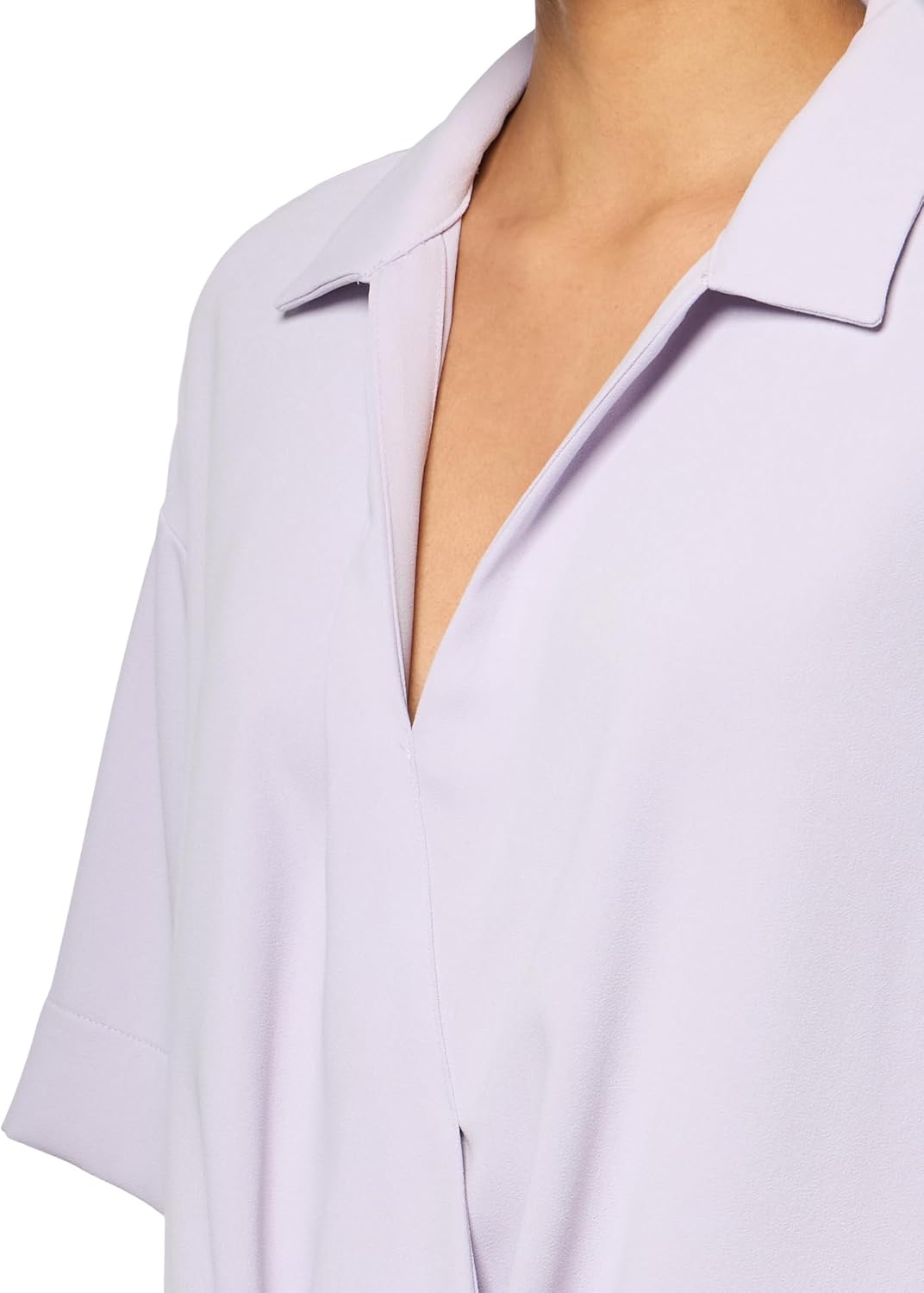 image:imageCalvin Klein Womens Crepe Printed Wrap TopOrchid Petal