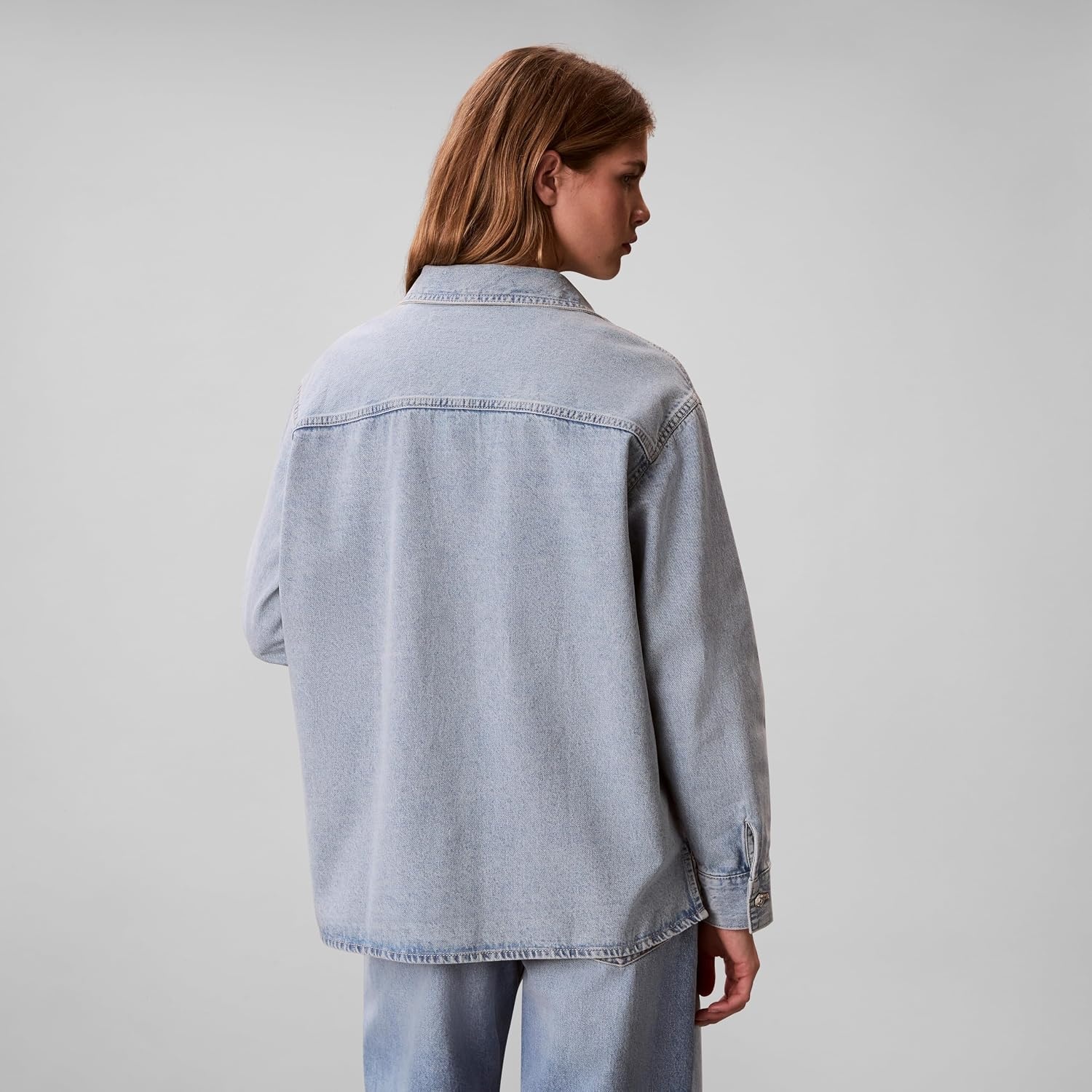 image:imageCalvin Klein Womens Denim Shirt JacketIndigo