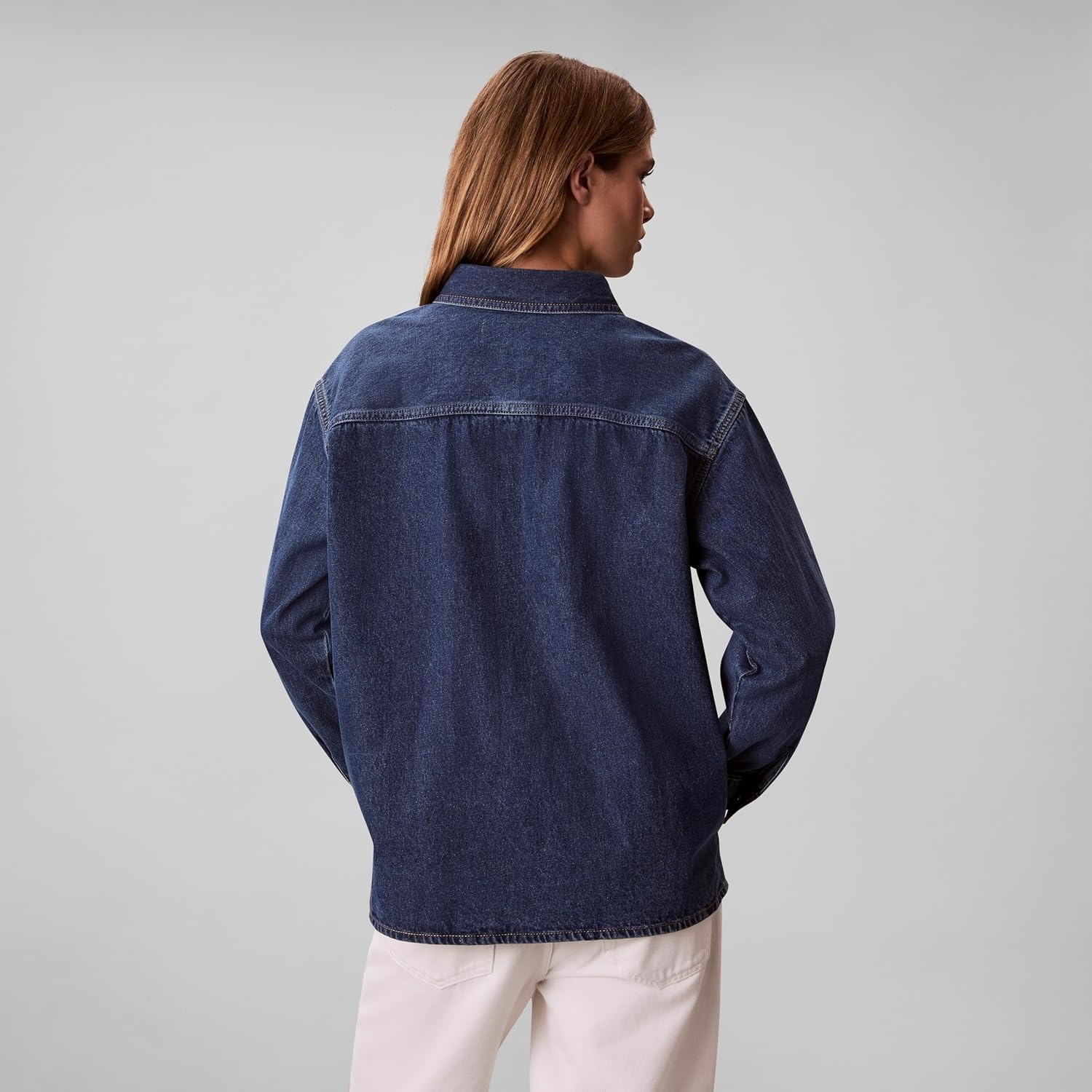 image:imageCalvin Klein Womens Denim Shirt JacketStorm Blue