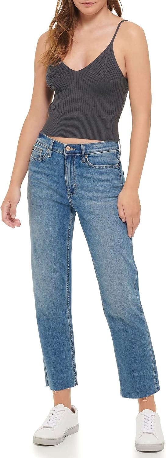 image:imageCalvin Klein Womens Essential Basic Everyday Soft TopForged Iron