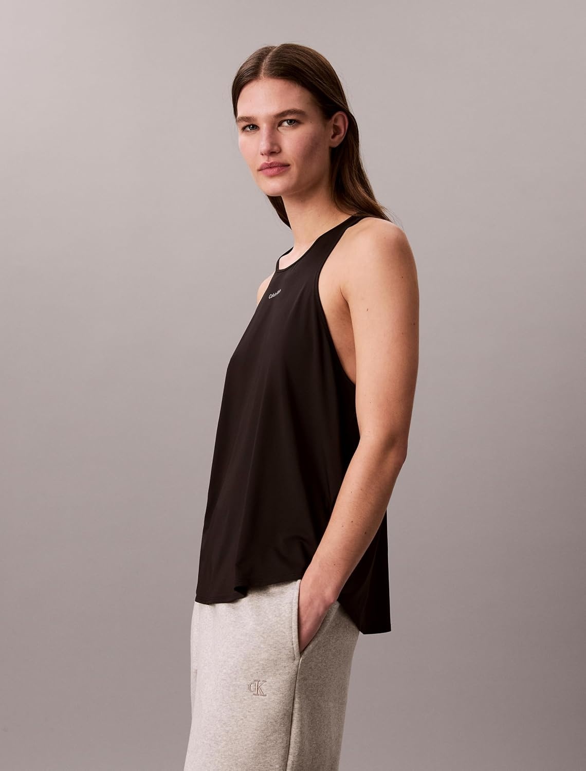 image:imageCalvin Klein Womens Icon Sport Tech Tank TopBlack