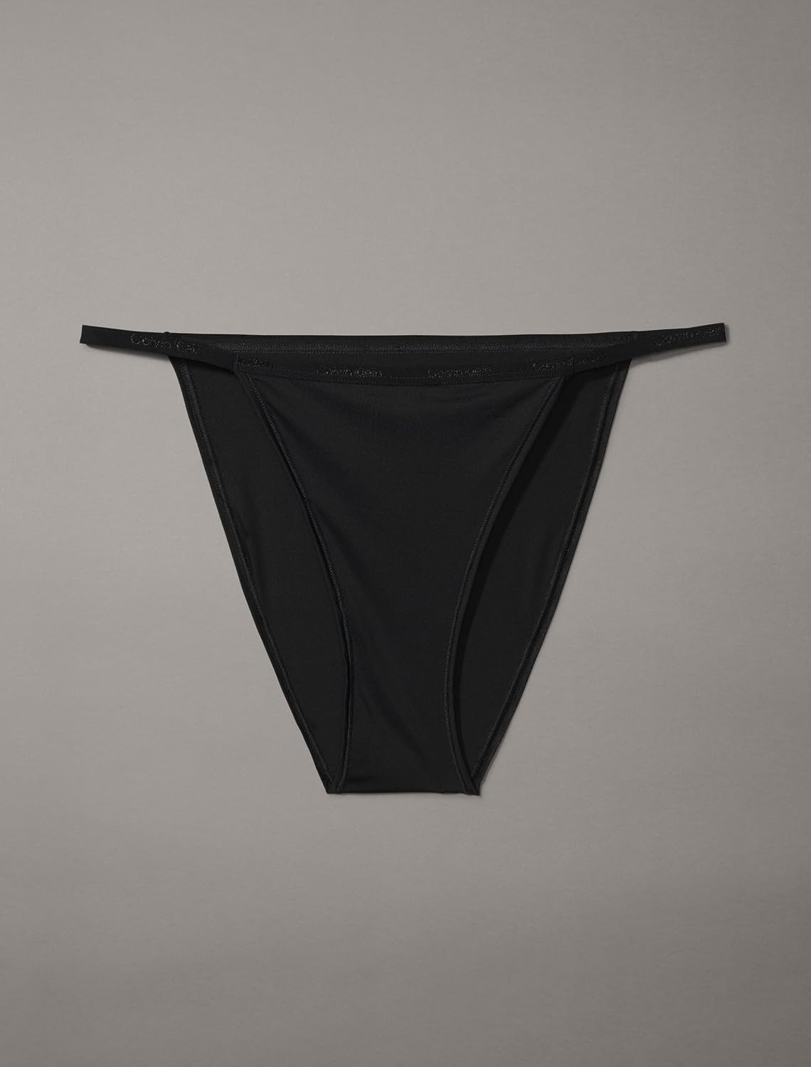 image:imageCalvin Klein Womens Ideal Micro Low Rise String BikiniBlack