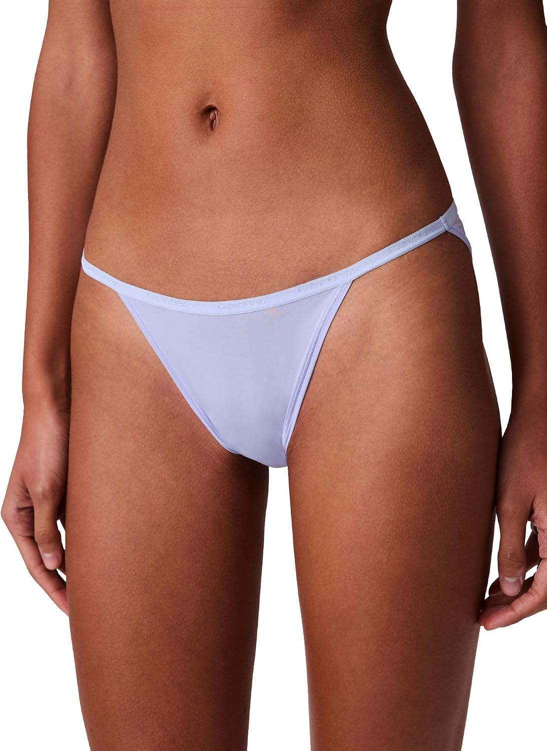 image:imageCalvin Klein Womens Ideal Micro Low Rise String BikiniSaltwater