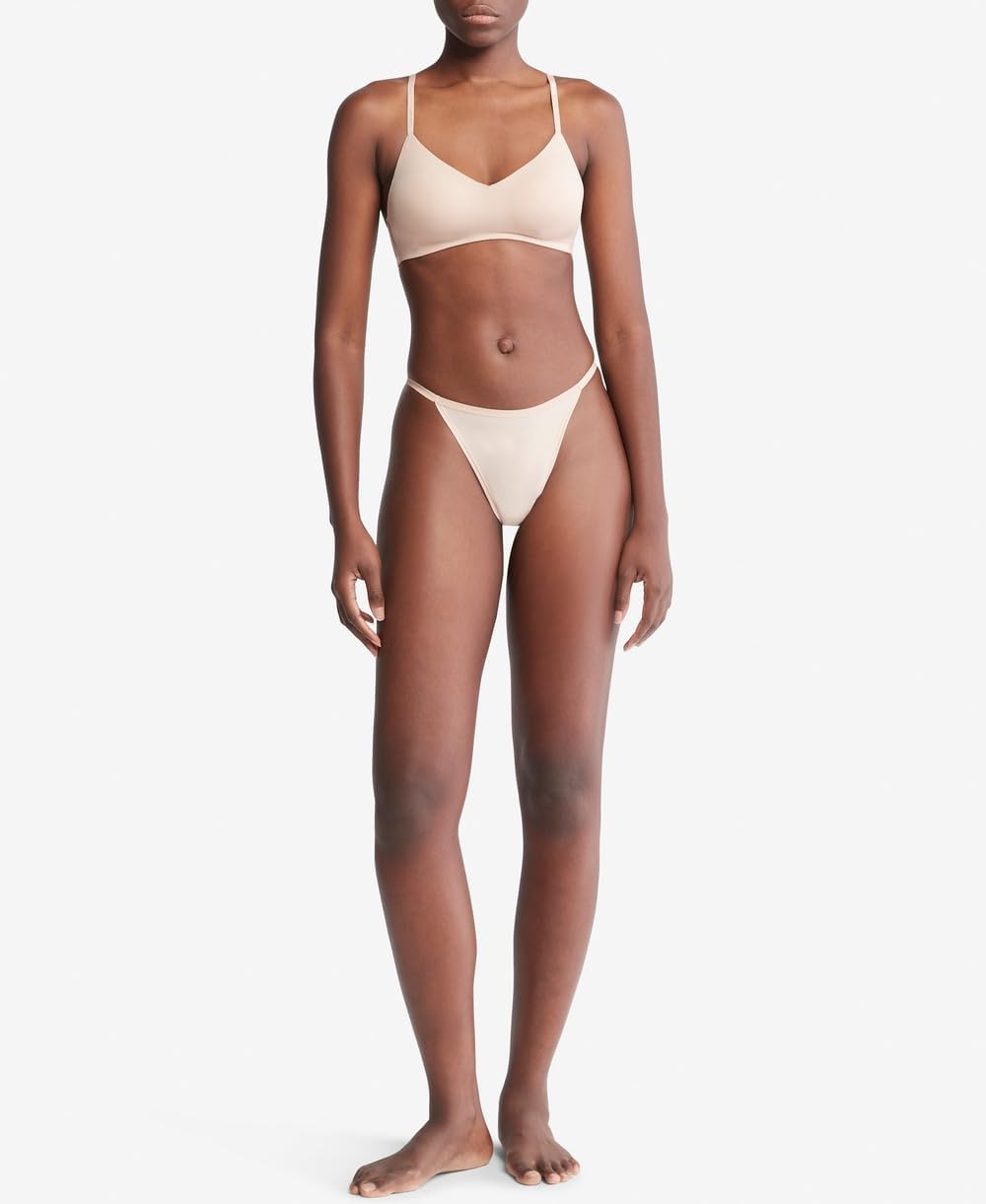 image:imageCalvin Klein Womens Ideal Micro Low Rise String ThongCedar