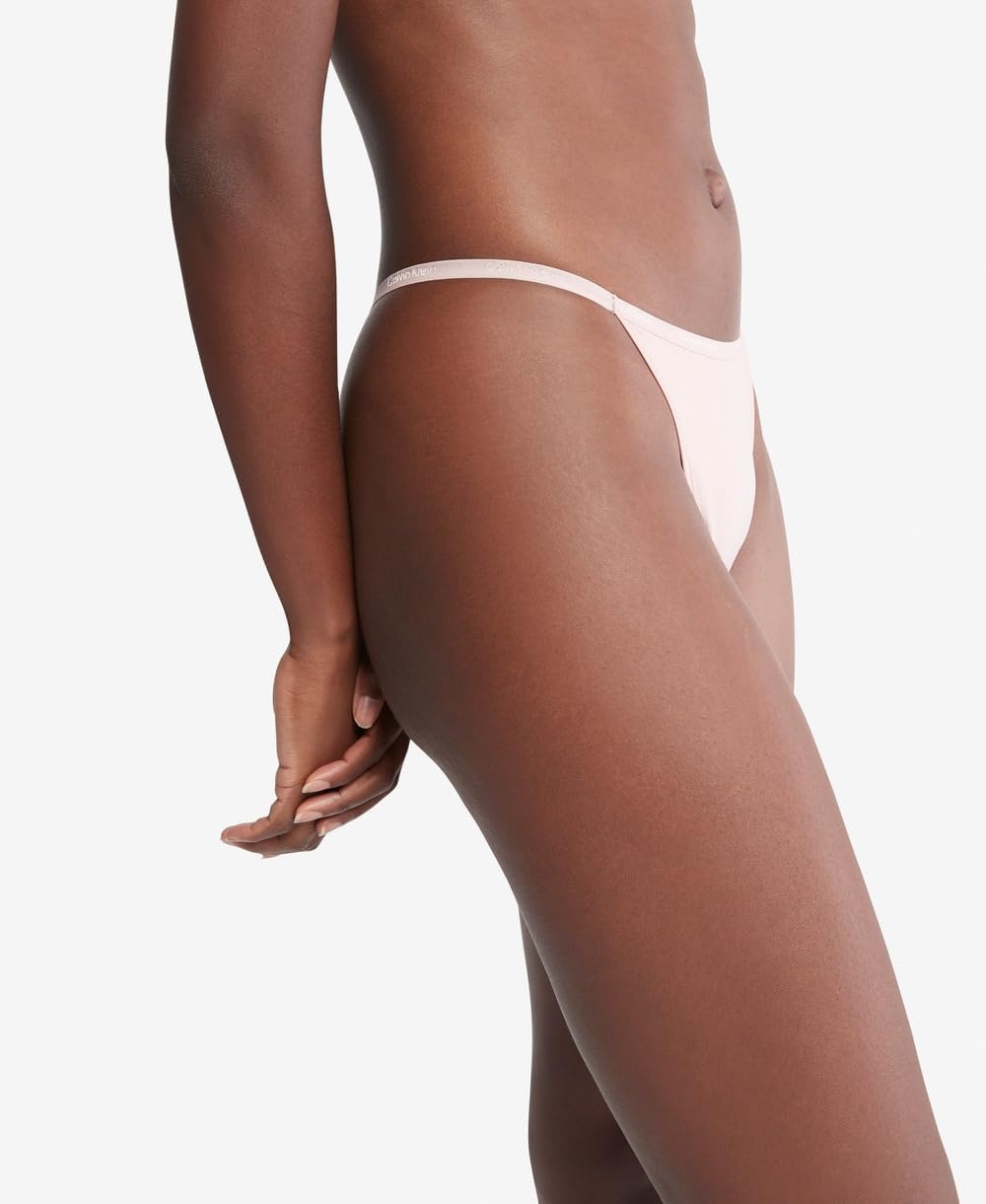 image:imageCalvin Klein Womens Ideal Micro Low Rise String ThongSubdued