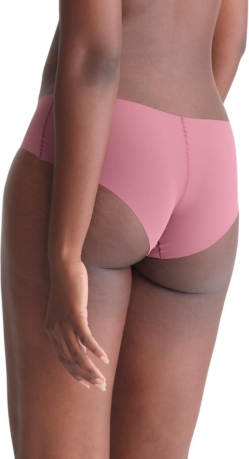 image:imageCalvin Klein Womens Invisibles Hipster PantiesDeep Mauve W Fresh Taupe Logo