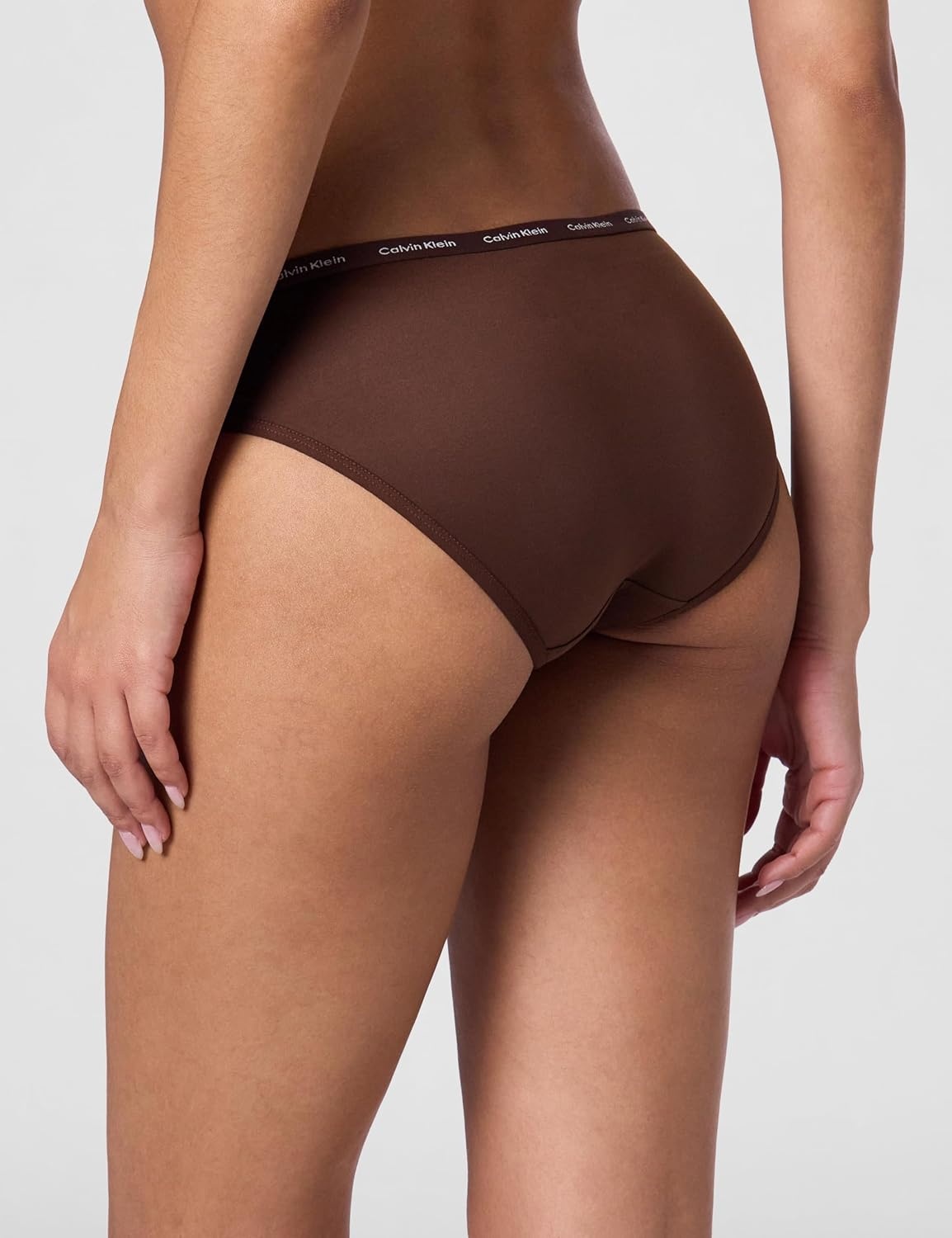 image:imageCalvin Klein Womens Luxe Comfort Micro Stretch Bikini Panties 3 PackUmber Cedar Sandalwood