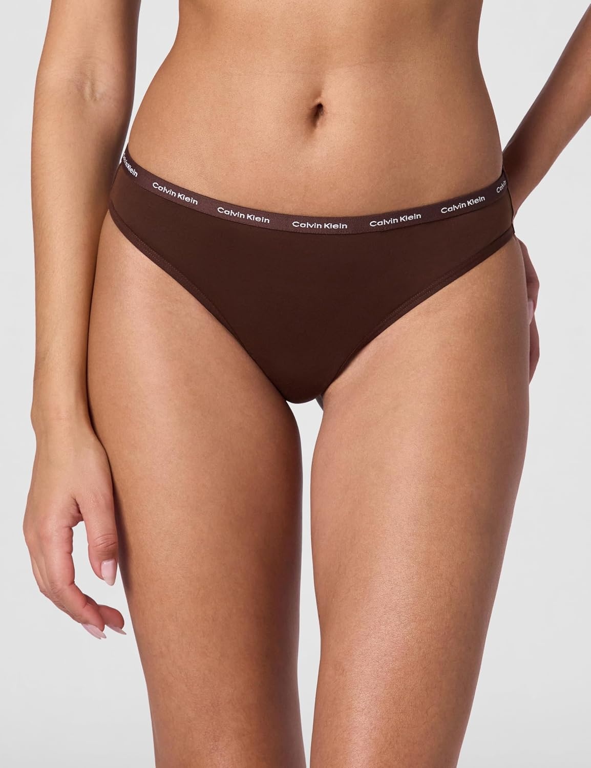 image:imageCalvin Klein Womens Luxe Comfort Micro Stretch Thong Panties 3 PackUmber Cedar Sandalwood