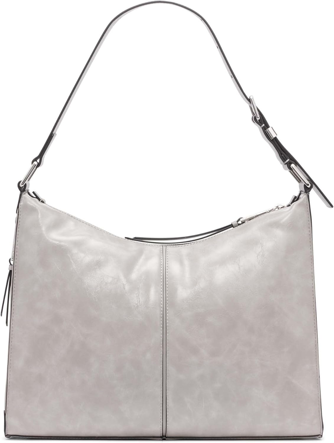 image:imageCalvin Klein Womens Max Top Zip Hobo Shoulder BagStone