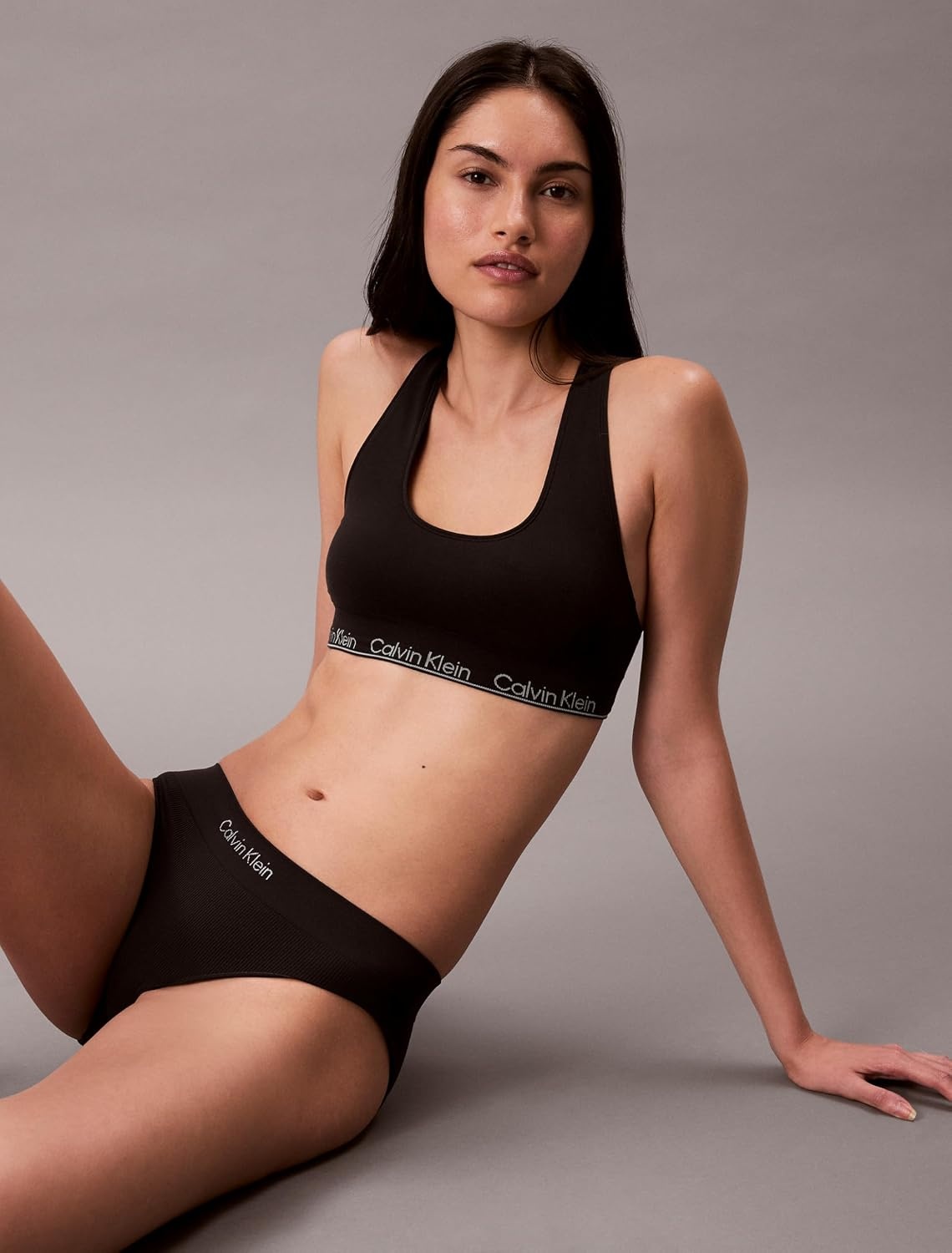 image:imageCalvin Klein Womens Microfiber Seamless Rib Bikini Panties 3 PackBlack Ice Water Scorched Denim