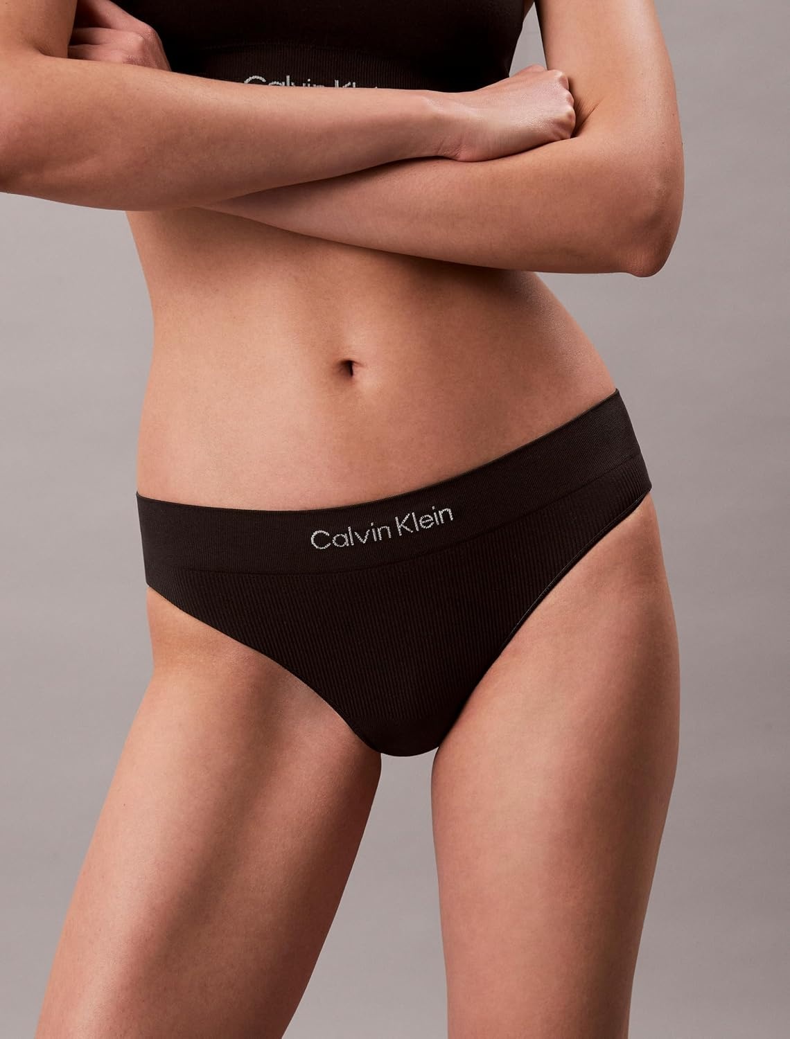 image:imageCalvin Klein Womens Microfiber Seamless Rib Bikini Panties 3 PackBlack Ice Water Scorched Denim