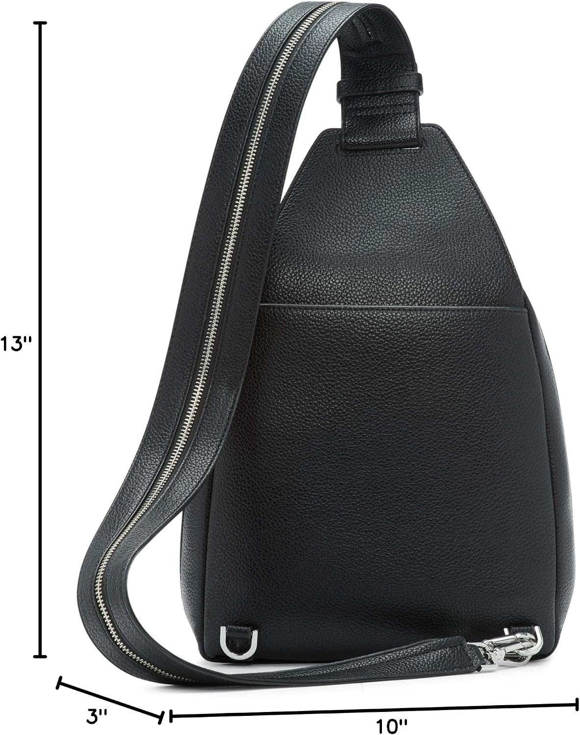 image:imageCalvin Klein Womens Millie Backpack for Women Vegan Leather Monogram Backpack 2 Pockets BrownKhakiBlack One SizeBlackSilver