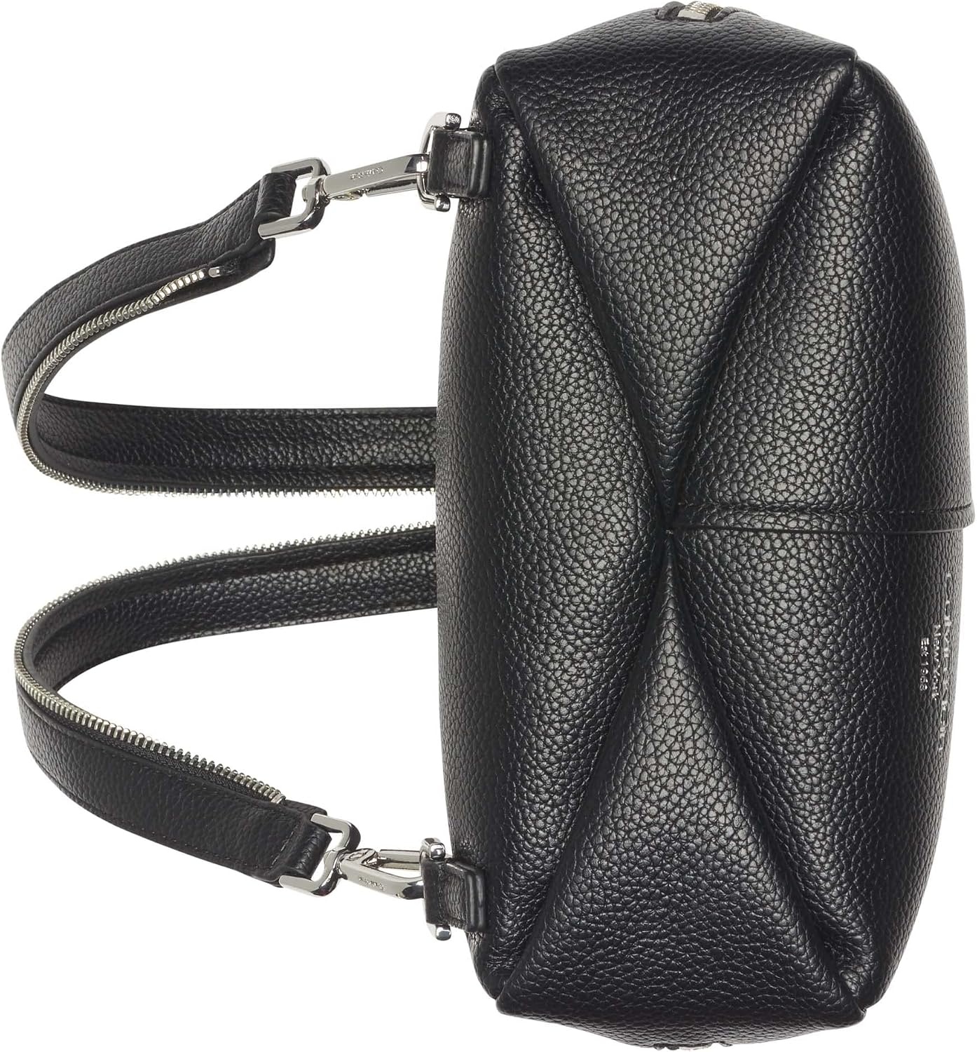 image:imageCalvin Klein Womens Millie Backpack for Women Vegan Leather Monogram Backpack 2 Pockets BrownKhakiBlack One SizeBlackSilver
