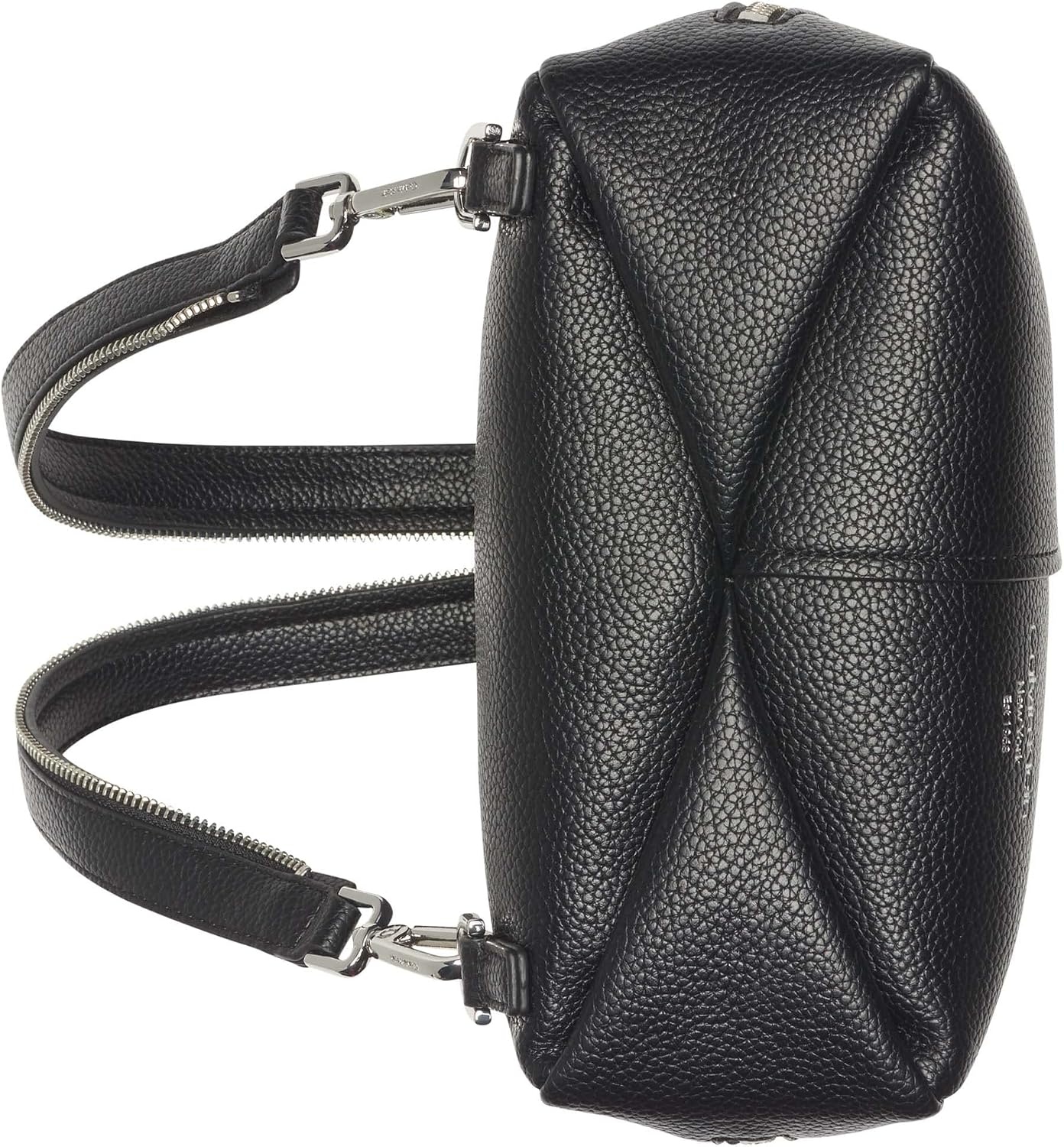 image:imageCalvin Klein Womens Millie Backpack for Women Vegan Leather Monogram Backpack 2 Pockets BrownKhakiBlack One SizeBlackSilver