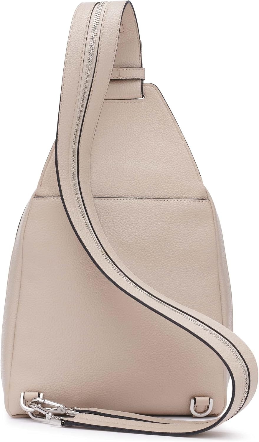 image:imageCalvin Klein Womens Millie Backpack for Women Vegan Leather Monogram Backpack 2 Pockets BrownKhakiBlack One SizeMushroom