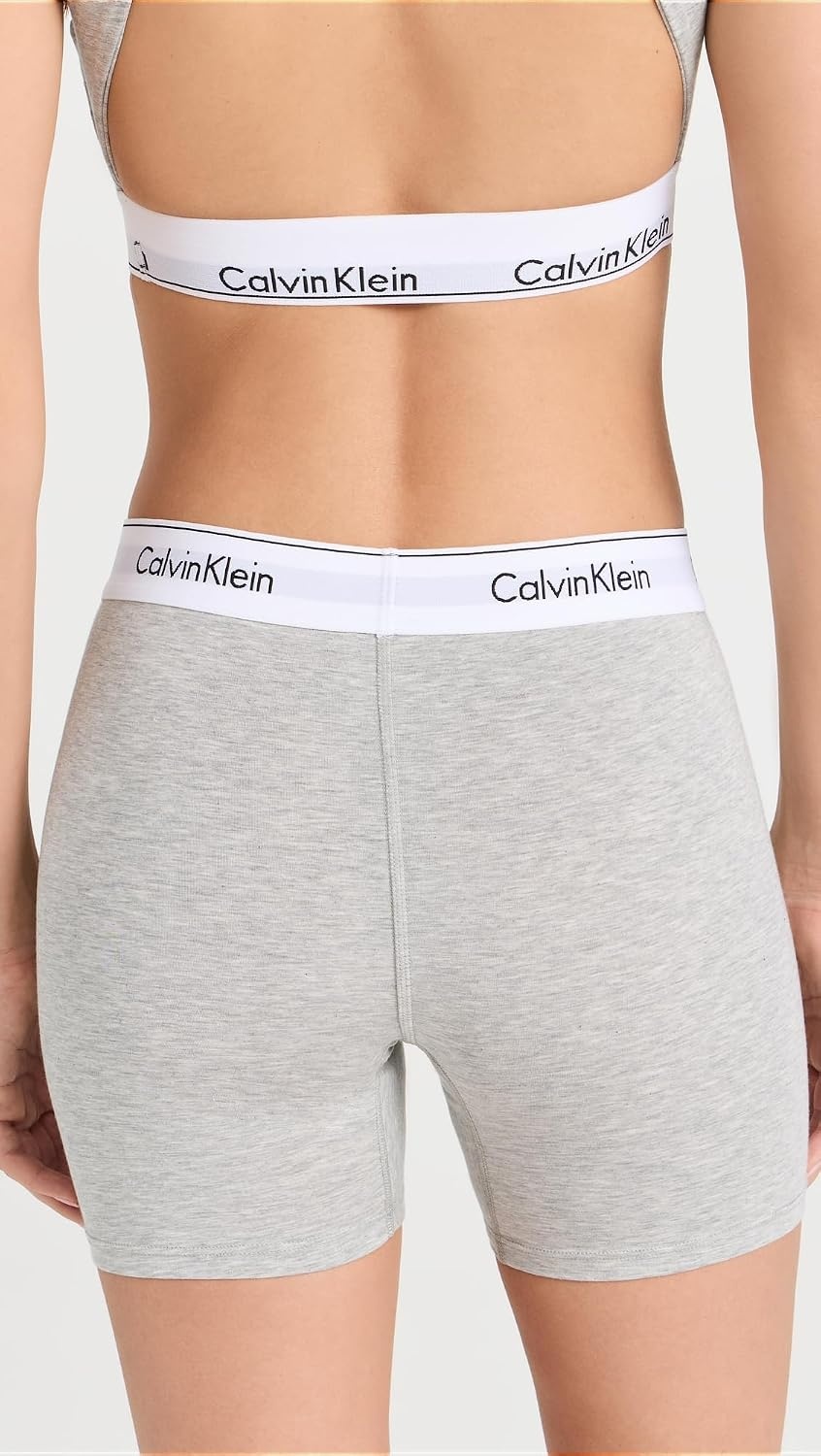image:imageCalvin Klein Womens Modern Cotton Boxer BriefGrey Heather