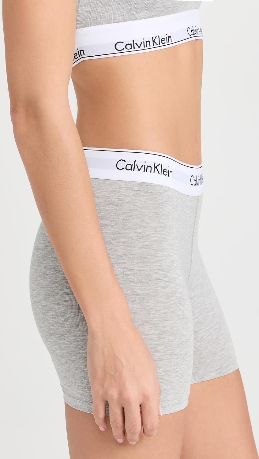 image:imageCalvin Klein Womens Modern Cotton Boxer BriefGrey Heather