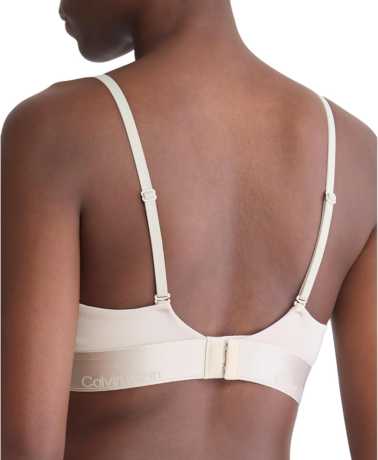 image:imageCalvin Klein Womens Modern Cotton Lightly Lined Triangle Wireless BraletteCocoon